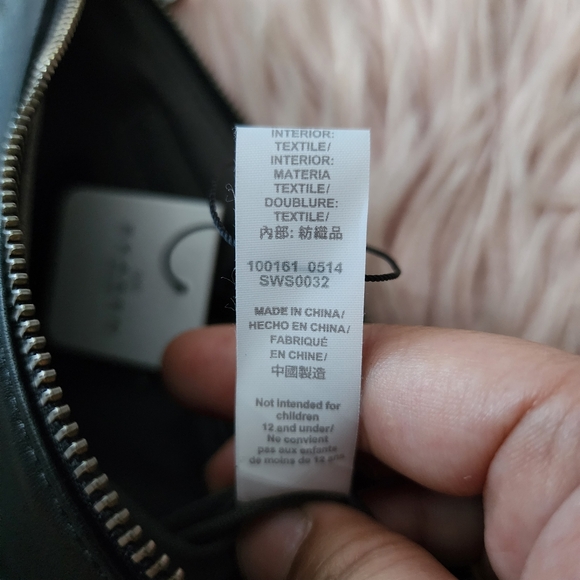 Skagen Denmark zip pouch wristlet black leather - Picture 8 of 11